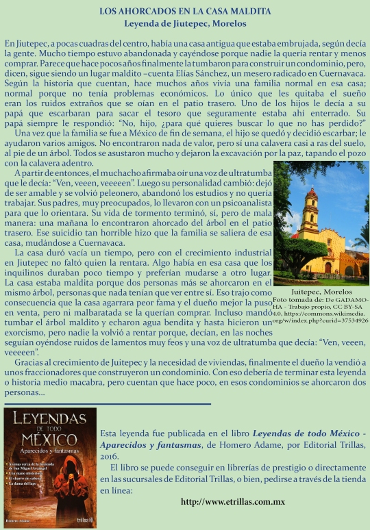 Casa maldita en Morelos 1 - leyenda de Homero Adame